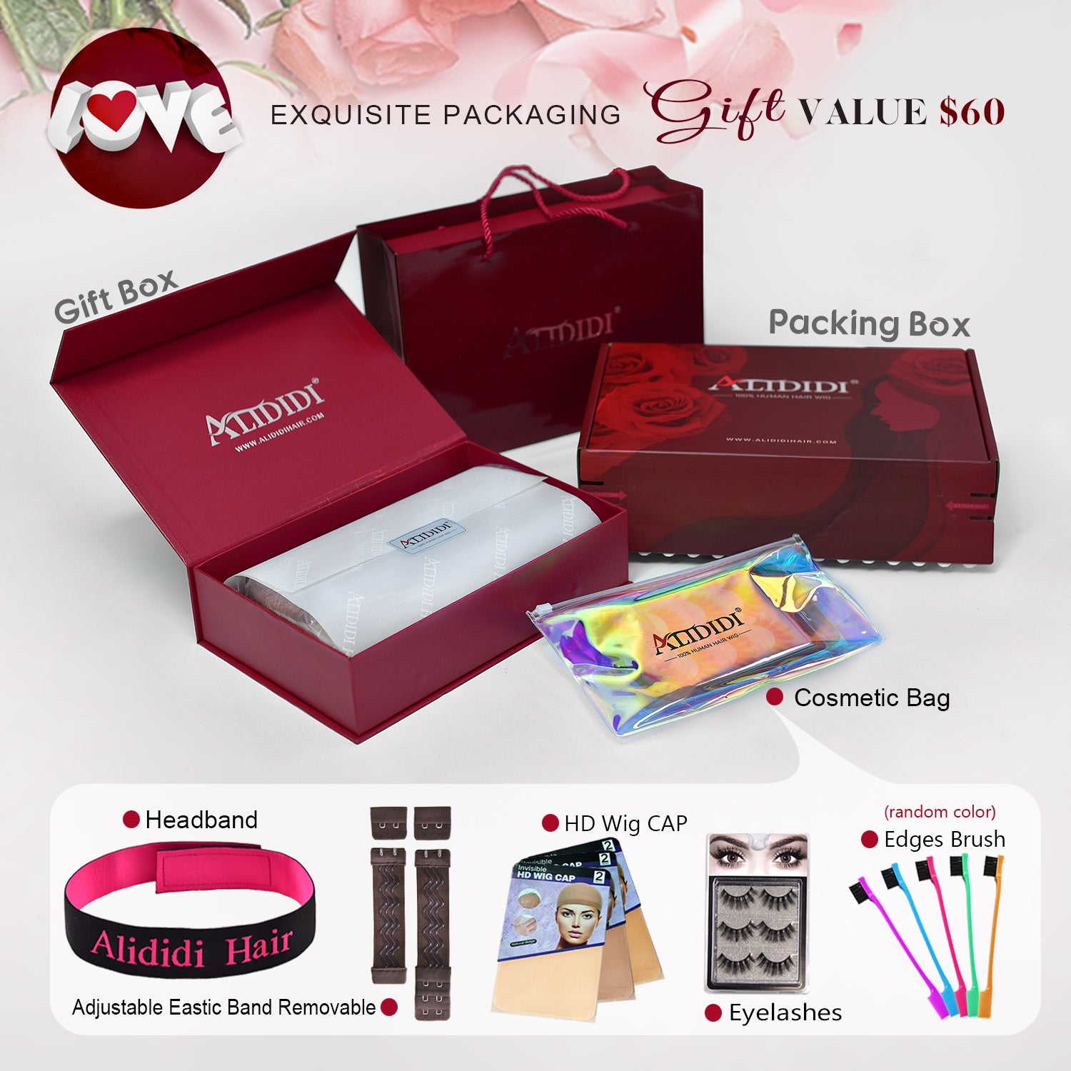 Body Wave Blonde Hair With Highlight Wig 13x4 HD Transpatent Lace Frontal Wig Skunk Stripe Human Hair Wigs