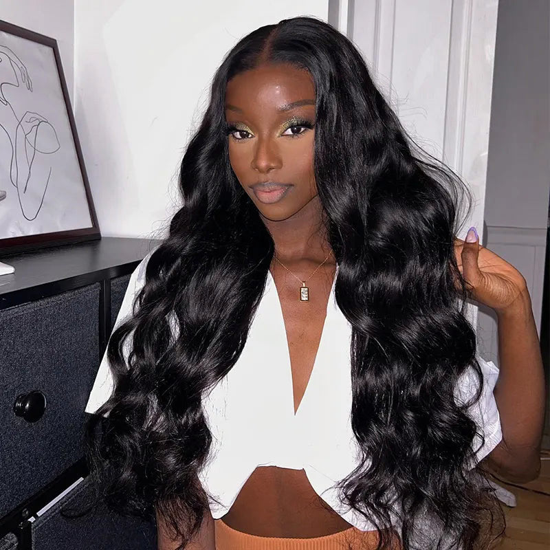 2wigs=$189 | 13x4 Reddish Brown Water Wave Transparent Lace Frontal + 13x4 Straight Hair Lace Frontal Wig-Alididi