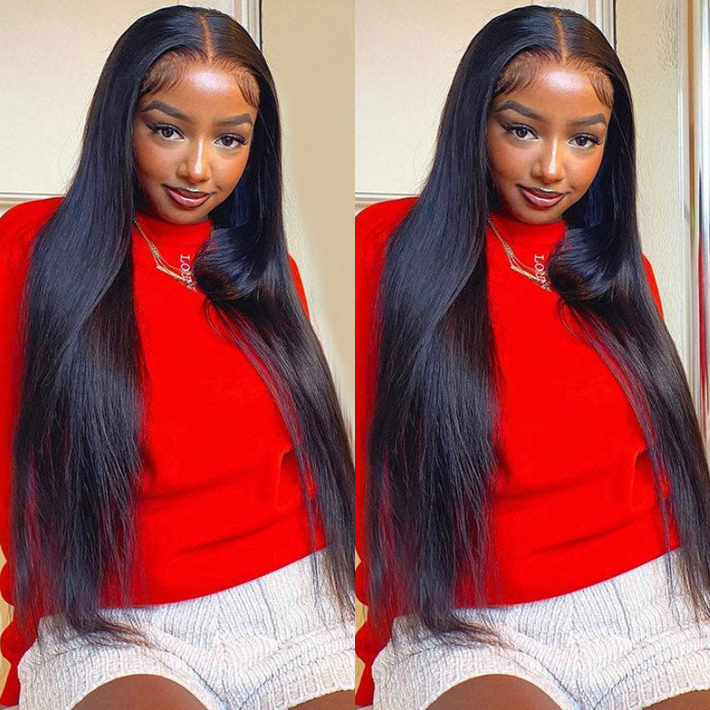 {Super Deal} $199=30" Alididi 13x4 HD Transparent Lace Frontal Wig Water Wave/Deep Wave/ Straight/Body Wave Real Human Hair Wigs  (No Code Available)