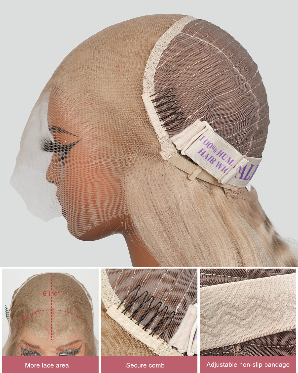 Alididi Ash Blonde Wig Human Hair 200% Density Milk Tea Ash Blonde Wig 13x6 Body Wave Hd Thin Lace Front Wigs Human Hair Full And Thicker Pre Plucked Pre Cut Natural Hairline With Baby Hair