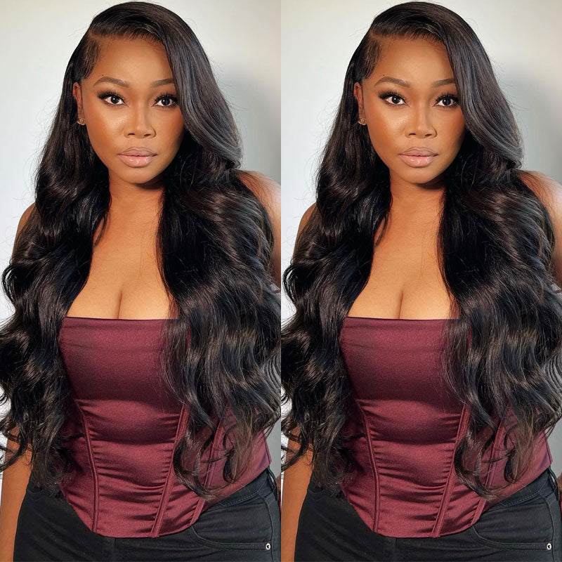 Flash Sale: Body Wave 13x4 Transparent Lace Front Wigs Natural Hairline Real Human Hair