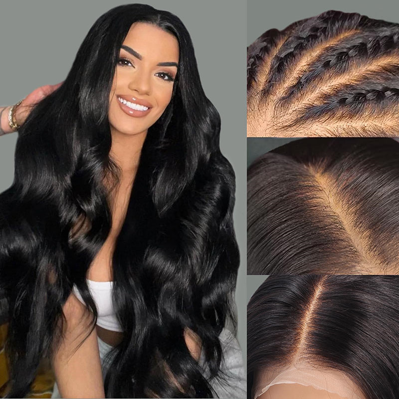 Flash Sale: Body Wave 13x4 Transparent Lace Front Wigs Natural Hairline Real Human Hair