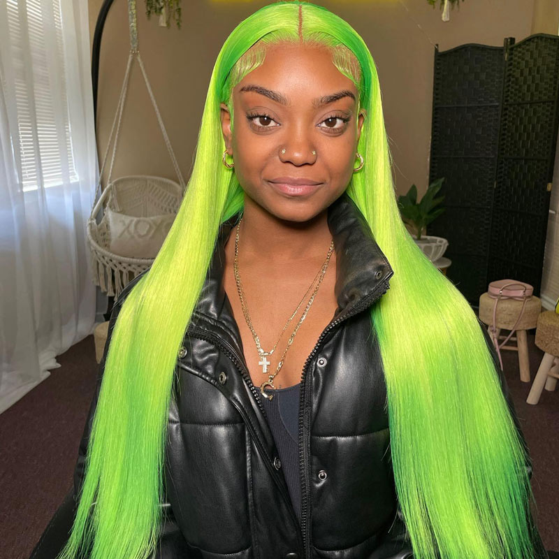 Green-Color-Wig-13x4-HD-Transparent-Lace-Frontal-Body-Wave-Virgin-Human-Hair-Wig-Alididihair