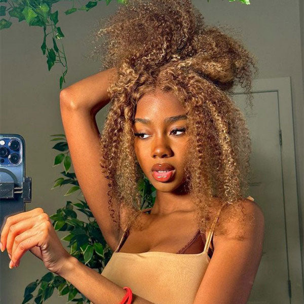 Honey-Blonde-Highlights-Kinky-Curly-4x6-HD-Transparent-Lace-Front-Wig