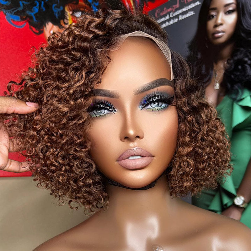 Short-Curly-Hair-Ombre-Brown-Bob-Wig-13x4-HD-Transparent-Lace-Frontal-Wig-Natural-Pre-Plucked-Headline-Alididihair