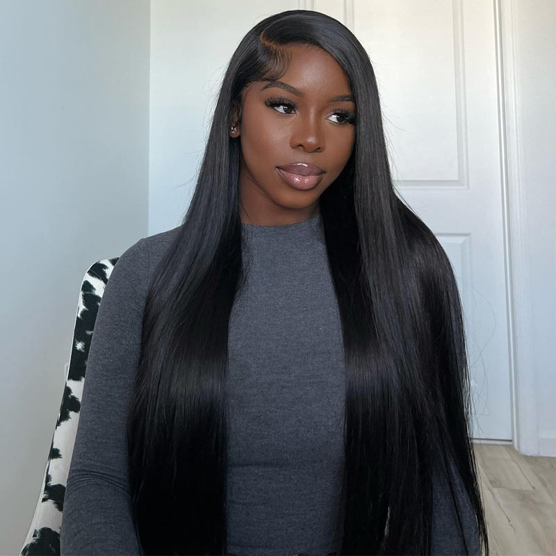 Straight-Hair-13x6-Invisible-HD-Lace-Frontal-Wig-Glueless-Wig-Pre-Plucked-With-Baby-Hair
