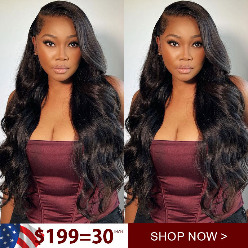 {Super Deal} $199=30" Alididi 13x4 HD Transparent Lace Frontal Wig Water Wave/Deep Wave/ Straight/Body Wave Real Human Hair Wigs  (No Code Available)