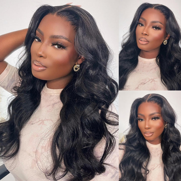 Flash Sale:180% Density Body Wave Hair 5x5 Transparent Lace Closure Wig-Alididihair