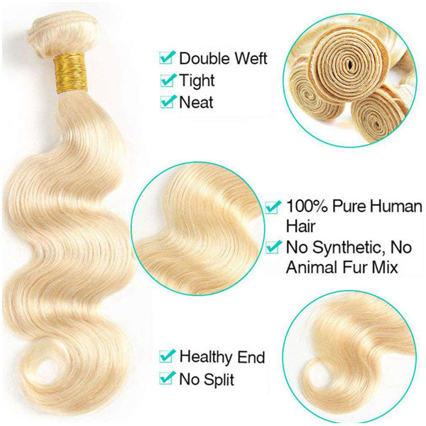 613 Body Wave  Honey Blonde Hair Bundles