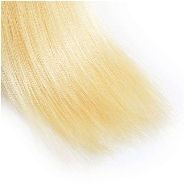 Alididi 613 Honey Blonde Straight Hair 3 Bundles With 4x4 Closure Human Hair