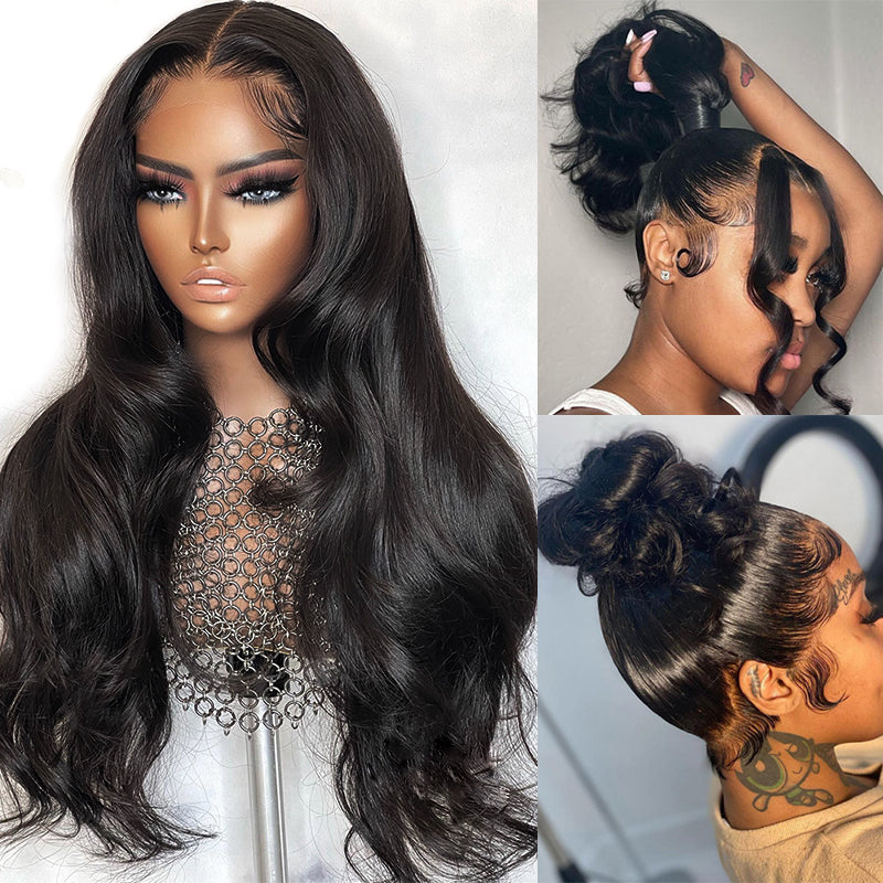 Body Wave 360 HD Lace Front Wigs Pre Plucked With Baby Hair Real Human Hair Wig-Alididihair